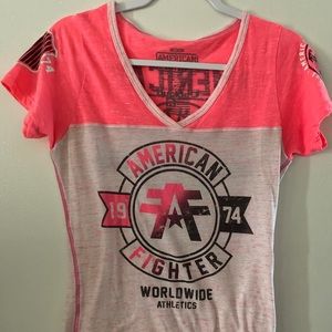 American fighter t shirt